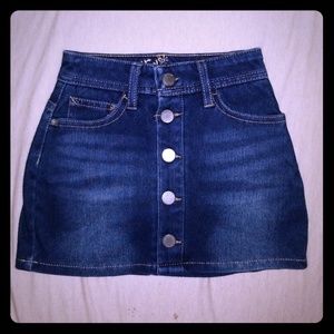 GIRLS BLUE JEAN SKORT SIZE 7